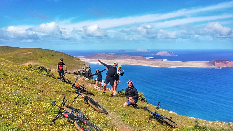 Lanzarote mountainbike på egen hånd - Nyhet!
